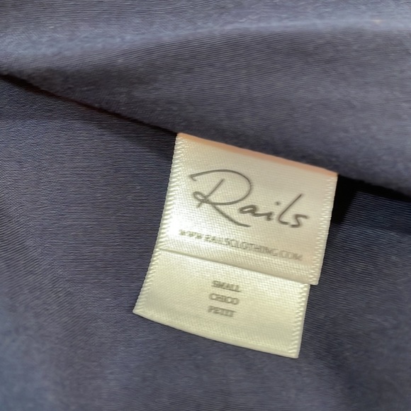 Rails Black and White Star Print Long Sleeve Dress - Picture 11 of 13